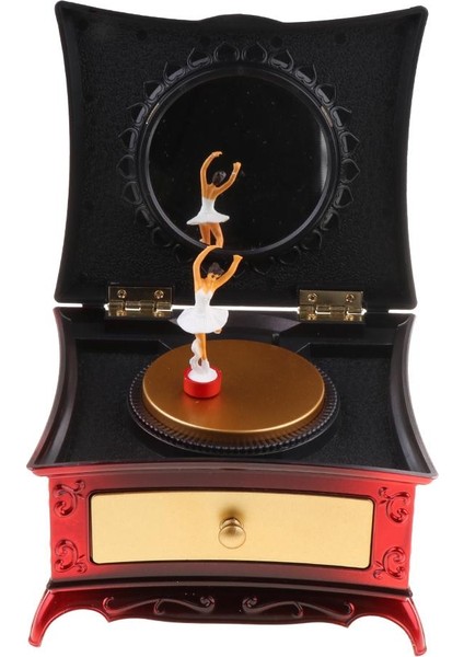 Çekme Çekmeceli Müzik Takı Kutusu, Küçük Kı Için Mücevher Depolama Çantası (Yurt Dışından)