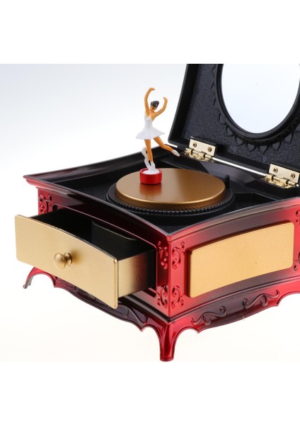Çekme Çekmeceli Müzik Takı Kutusu, Küçük Kı Için Mücevher Depolama Çantası (Yurt Dışından)