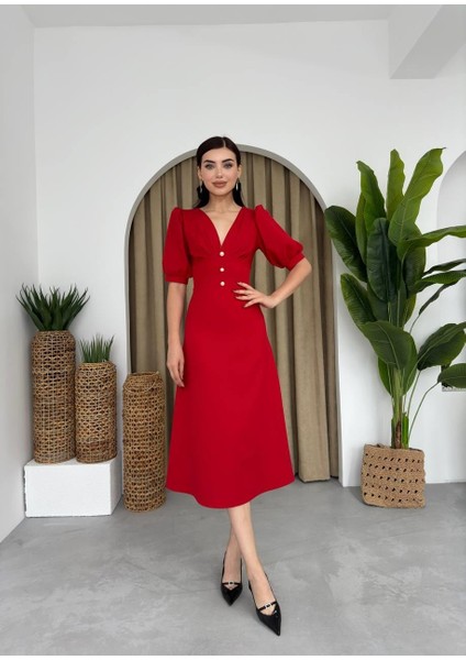 AYDOGANTICARET44 Linda Midi Elbise modelleri