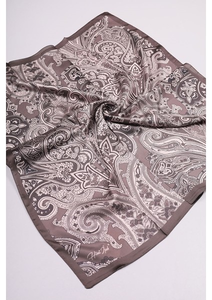 Hint Ipek Desenli Vual Eşarp - Desen-02 - Renk-18