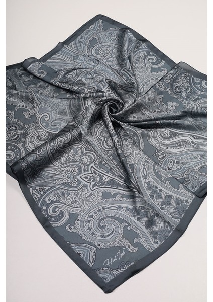 Hint Ipek Desenli Vual Eşarp - Desen-02 - Renk-15