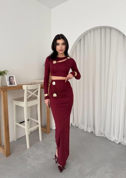 AYDOGANTICARET44 Rany Çiçek Detaylı Takım