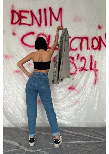 AYDOGANTICARET44 Mavi Boru Paça Jeans Pantolon modelleri