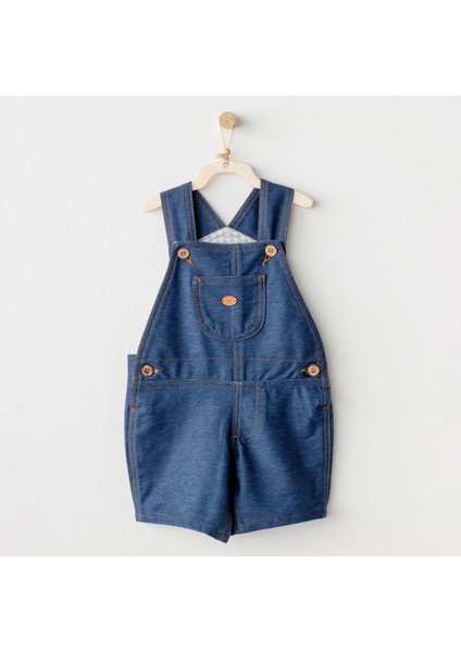 Andywawa AC25932 Casual Bebek Salopet Indigo