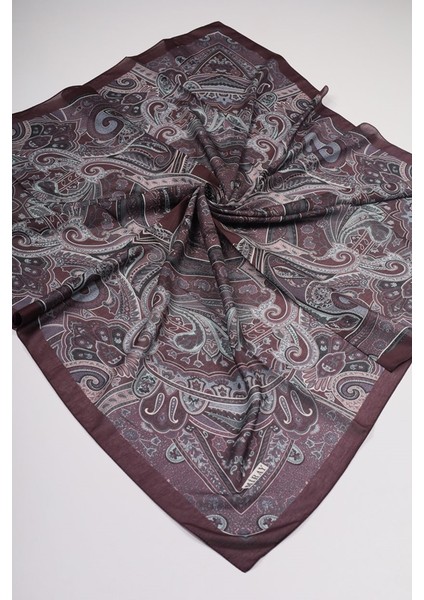 Desenli 120 cm Nevada Soft Eşarp - Desen-02 - Renk-09