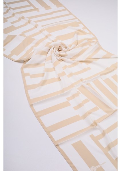 Moda Kaşmir Karamel Serisi Medine Ipeği Şal - Desen-01 - Renk-07