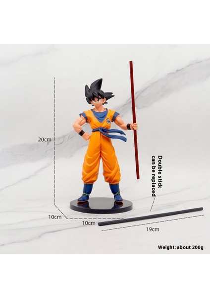 Yedi Dragon Ball Goku El Modeli Süper Saiyan Gogeta Vegette Savaş Hasarı Çizgi Film Anime Bebek Çevre (Yurt Dışından)