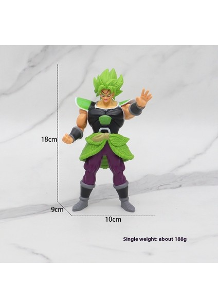 Yedi Dragon Ball Goku El Modeli Süper Saiyan Gogeta Vegette Battle Damage Comic Anime Bebekleri Çevreleyen (Yurt Dışından)