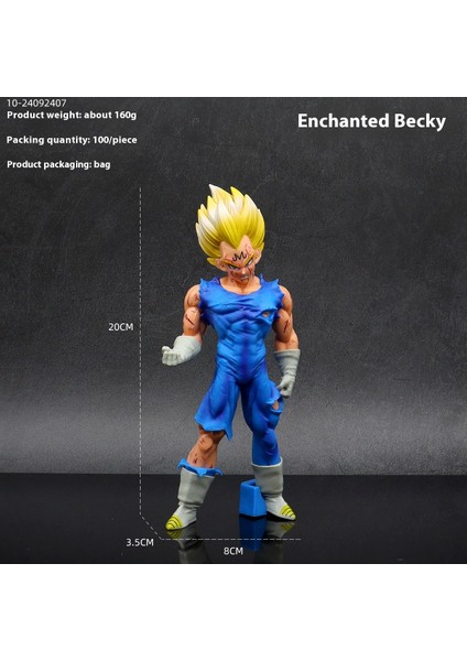 Yedi Dragon Ball Goku El Modeli Süper Saiyan Gogeta Vegette Battle Damage Comic Anime Bebekleri Çevreleyen (Yurt Dışından)