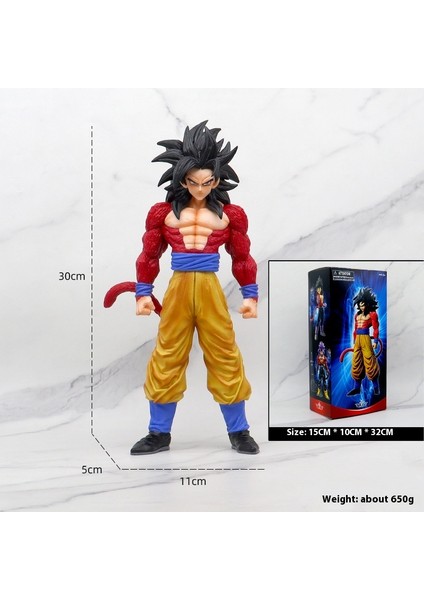 Yedi Dragon Ball Goku El Modeli Süper Saiyan Gogeta Vegette Battle Damage Comic Anime Bebekleri Çevreleyen (Yurt Dışından)