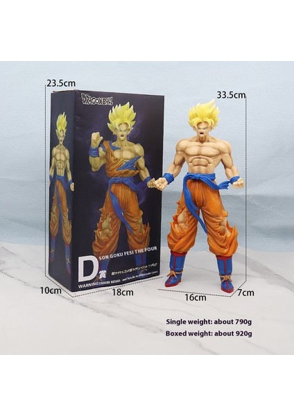Yedi Dragon Ball Goku El Modeli Süper Saiyan Gogeta Vegette Battle Damage Comic Anime Bebekleri Çevreleyen (Yurt Dışından)