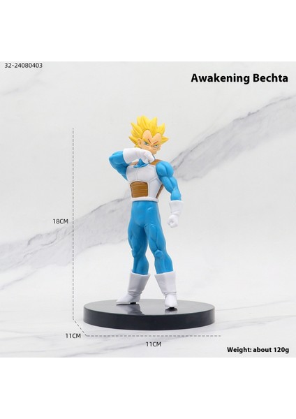 Yedi Dragon Ball Goku El Modeli Süper Saiyan Gogeta Vegette Savaş Hasarı Çizgi Film Anime Bebek Çevre (Yurt Dışından)