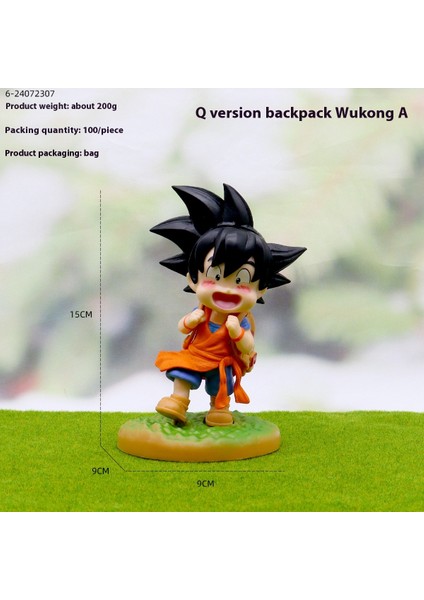 Yedi Dragon Ball Goku El Modeli Süper Saiyan Gogeta Vegette Savaş Hasarı Çizgi Film Anime Bebek Çevre (Yurt Dışından)