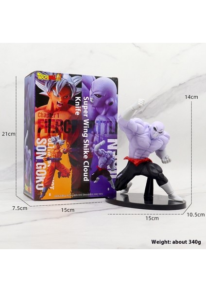 Yedi Dragon Ball Goku El Modeli Süper Saiyan Gogeta Vegette Savaş Hasarı Çizgi Film Anime Bebek Çevre (Yurt Dışından)