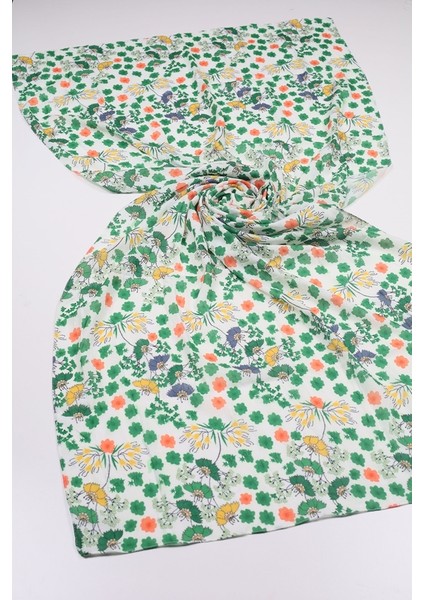 Moda Kaşmir Desenli Bambu Kraş Şal - Desen-04 - Renk-12