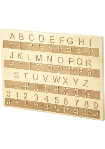 Braille Tahtası Ingilizce Harfler Klavye Öğrencileri Için Şkinler Ahşap (Yurt Dışından) fiyatları
