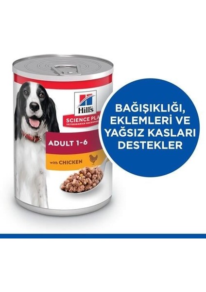 Hills Tavuklu Köpek Konserve Maması 370 gr fırsatları