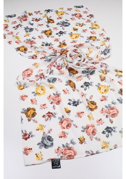 Moda Kaşmir Desenli Bambu Kraş Şal - Desen-03 - Renk-11