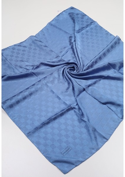 Kendinden Desenli Monogram Floş Eşarp - Desen-04 - Renk-16