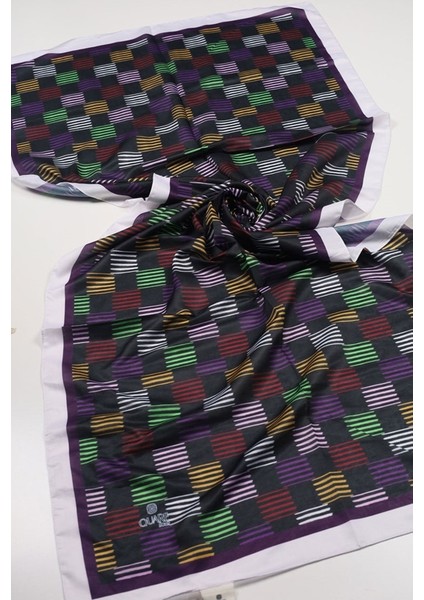 Desenli Geniş 80X185 Cm. Fresh Şal - Desen-08 - Renk-08