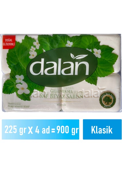 Geleneksel Banyo Sabunu Klasik Beyaz 900 gr