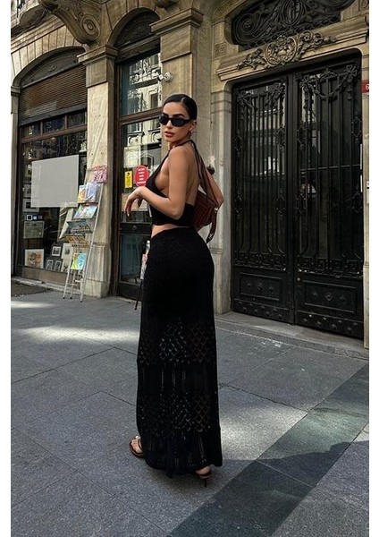 AYDOGANTICARET44 Adela Kroşe Etek Takım 9504-01