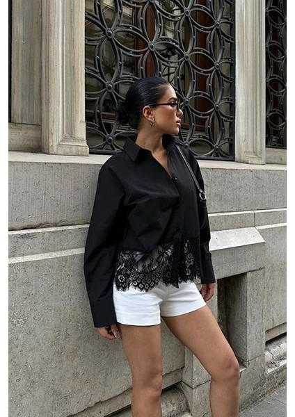 AYDOGANTICARET44 Andrea Dantel Detay Gömlek 3385-08 indirimleri