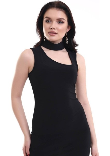 AYDOGANTICARET44 Kadın Asimetrik Yaka Sandy Kumaş Fırsat Ürün Diz Üstü Elbise fırsatları