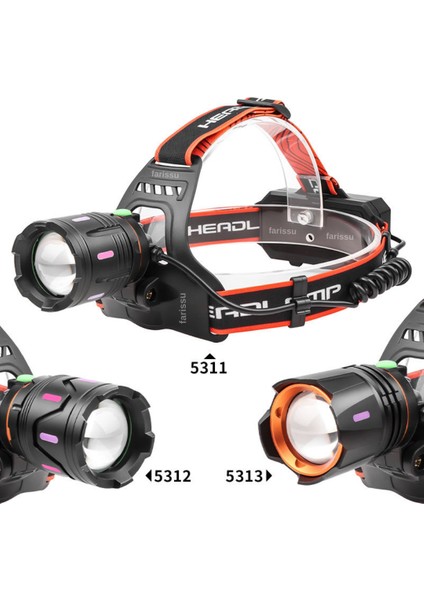 OR-810 25W Kafa Feneri | 1800 Lümen | 2 Pil | 12W Şarjlı fiyatları