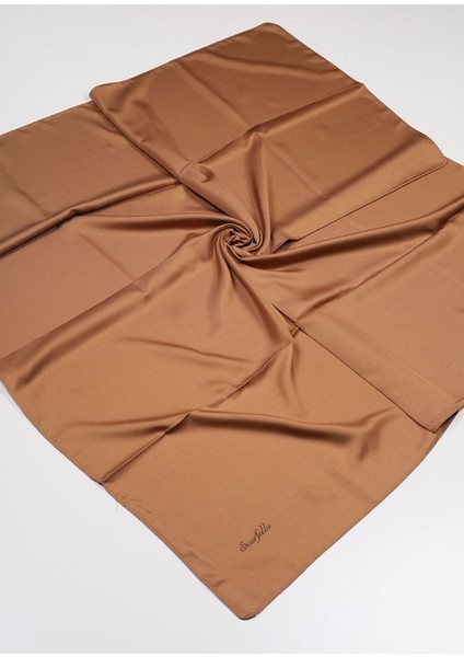 Düz Renk Dijital Tivil Eşarp - Desen-01 - Renk-10