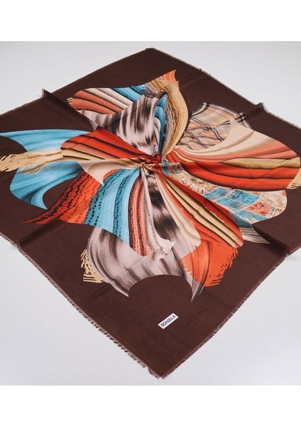 Desenli Mono Eşarp - Desen-20 - Renk-09