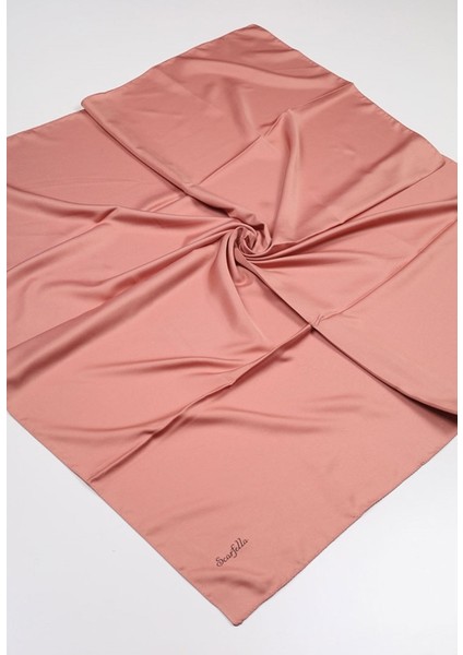 Düz Renk Dijital Tivil Eşarp - Desen-01 - Renk-15