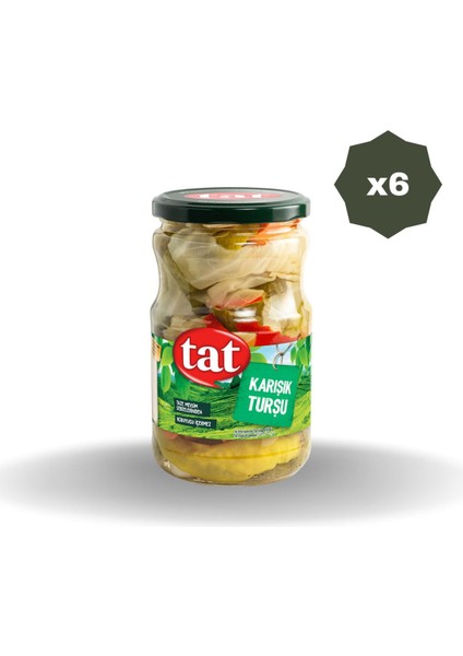 Karışık Turşu 650 gr - (6 Adet)