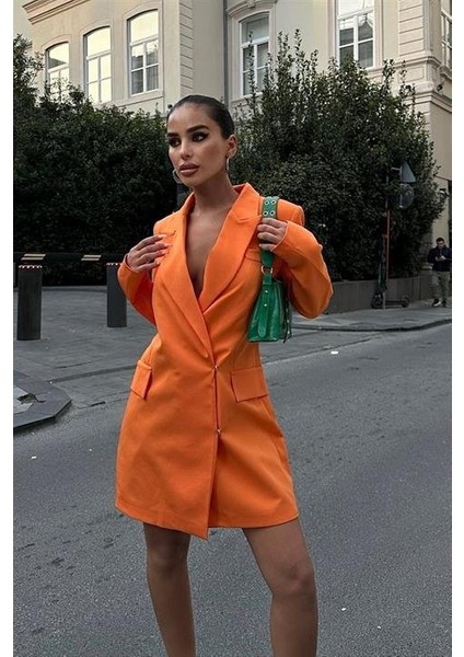 AYDOGANTICARET44 Georgina Blazer Elbise 2200-06 indirimleri