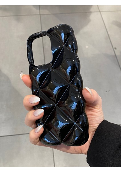 Apple iPhone 15 Pro Max Uyumlu Baklava Desenli Şık Silikon Kılıf fiyatları