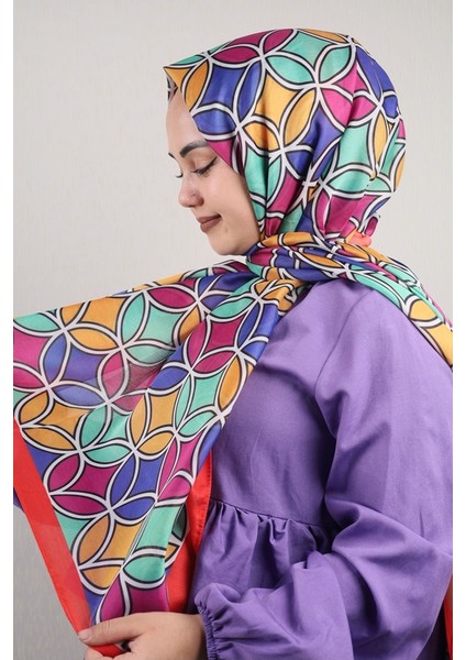 Desenli Soft Fresh Şal - Desen-04 - Renk-02