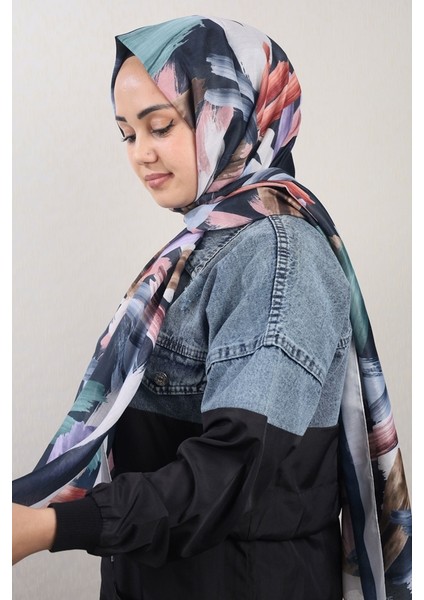Desenli Dar 70X185 Cm. Fresh Şal - Desen-01 - Renk-14