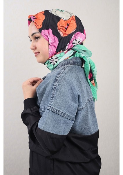 Desenli Pliseli Eşarp - Desen-07 - Renk-09