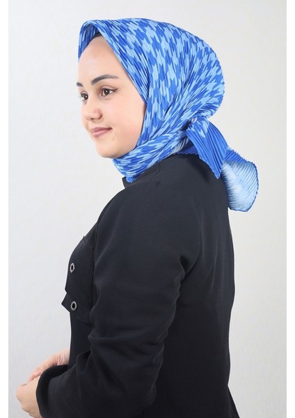 Desenli Pliseli Eşarp - Desen-05 - Renk-14