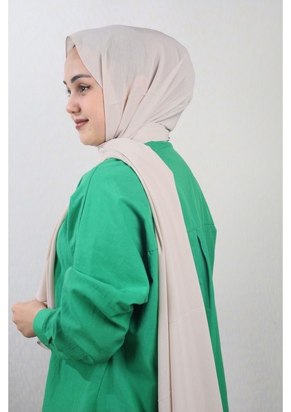 Düz Renk Italyan Krinkıl Şal - Desen-01 - Renk-32