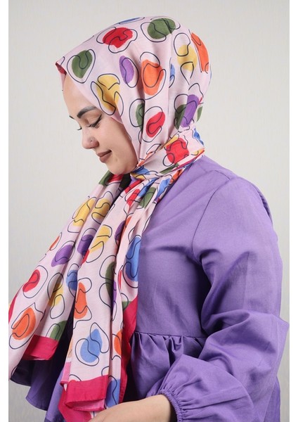 Desenli Soft Fresh Şal - Desen-03 - Renk-04