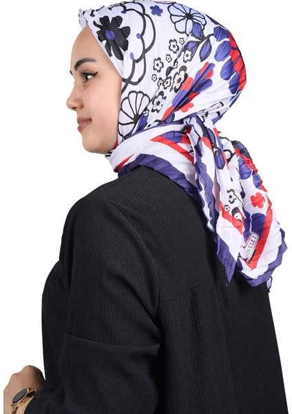 Desenli Pliseli Eşarp - Desen-05 - Renk-13