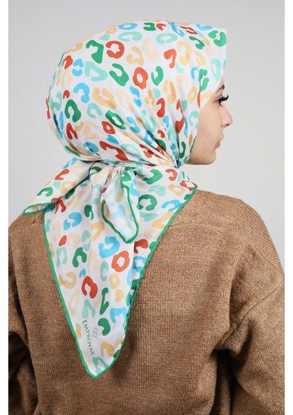 Desenli Naturel Pamuk Eşarp - Desen-02 - Renk-06 fiyatları