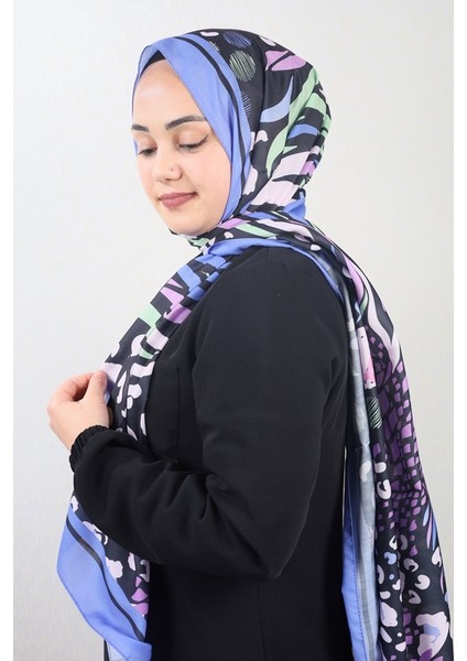 Desenli Naturel Ipek Şal - Desen-12 - Renk-04