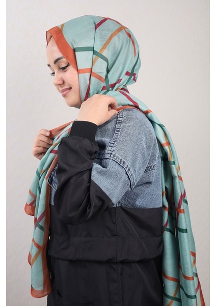 Desenli Dar 70X185 Cm. Fresh Şal - Desen-03 - Renk-10