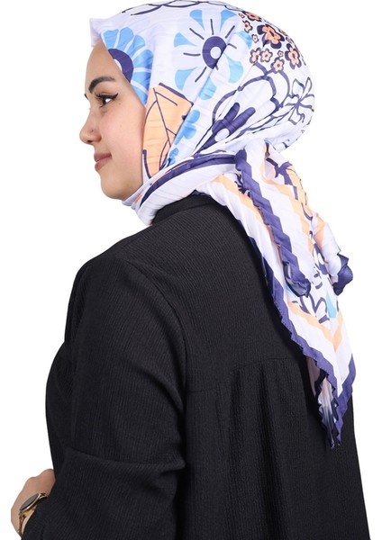 Desenli Pliseli Eşarp - Desen-05 - Renk-11
