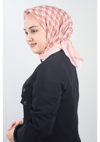 Desenli Pliseli Eşarp - Desen-05 - Renk-02