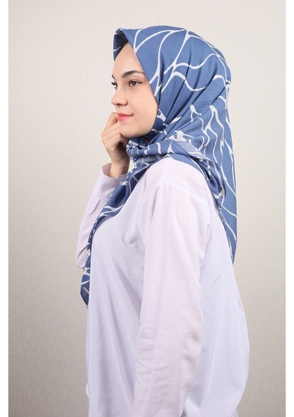 Desenli Mio Caz Eşarp - Desen-04 - Renk-01