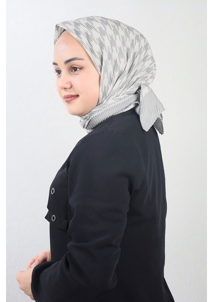 Desenli Pliseli Eşarp - Desen-05 - Renk-29