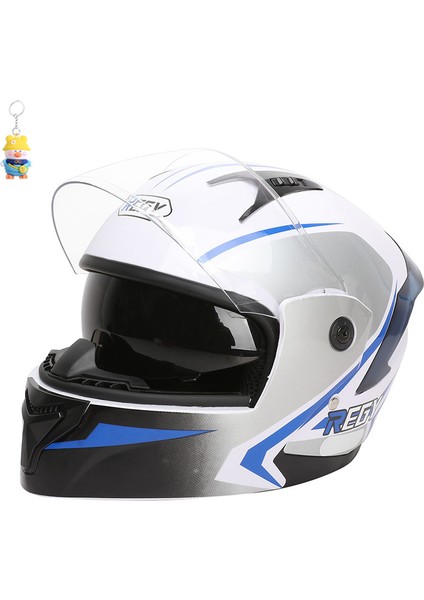 Yeni Ulusal Standart 3c Sertifikalı Çift Lensli Motosiklet Kask Açık Yüz Kask Elektrikli Motosiklet Kask Sürüş Güvenlik Kask (Yurt Dışından)